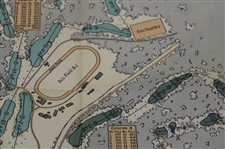 c.1920 Pinehurst Country Club Courses Layout  Map