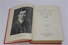 1928 American Annual Golf Guide w/Recap of Bobby Jones Wins Book