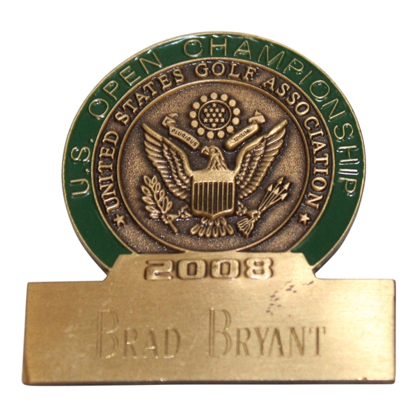 Brad Bryant’s 2008 US Open at Torrey Pines Contestant Badge