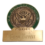 Brad Bryant’s 2008 US Open at Torrey Pines Contestant Badge