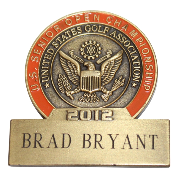 Brad Bryant’s 2012 US Senior Open at Indianwood Contestant Badge