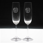 Two (2) 2006 Ryder Cup At The K Club Champagne Glasses