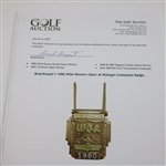 Brad Bryant’s 1980 WGA Western Open at Wykagyl Contestant Badge