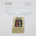 Brad Bryant's 2003 PGA Tour Qualifying Finals Money Clip