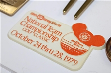 Various Brad Bryant Contestant Badges, Divot Tools, Clips, Pins & more