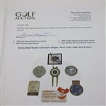 Various Brad Bryant Contestant Badges, Divot Tools, Clips, Pins & more