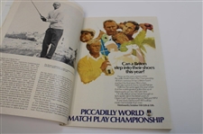 Jack Nicklaus Signed 1973 Ryder Cup at Muirfield Souvenir Program JSA ALOA