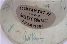 Palmer, Nicklaus, Goalby & 11 Others Signed 1963 Tournament of Champions Gallery Control Hat JSA ALOA