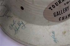 Palmer, Nicklaus, Goalby & 11 Others Signed 1963 Tournament of Champions Gallery Control Hat JSA ALOA