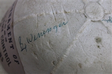 Palmer, Nicklaus, Goalby & 11 Others Signed 1963 Tournament of Champions Gallery Control Hat JSA ALOA