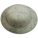 Palmer, Nicklaus, Goalby & 11 Others Signed 1963 Tournament of Champions Gallery Control Hat JSA ALOA