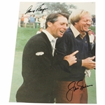 Player & Nicklaus Signed 8X11 Photo JSA ALOA