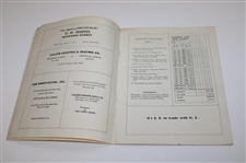 Arnold Palmer Signed 1960 Birmingham Country Club Exhibition Program - To Wayne JSA ALOA