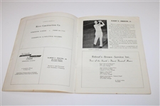 Arnold Palmer Signed 1960 Birmingham Country Club Exhibition Program - To Wayne JSA ALOA