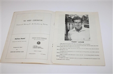 Arnold Palmer Signed 1960 Birmingham Country Club Exhibition Program - To Wayne JSA ALOA