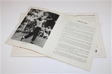 Arnold Palmer Signed 1960 Birmingham Country Club Exhibition Program - To Wayne JSA ALOA