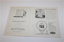 Arnold Palmer Signed 1960 Birmingham Country Club Exhibition Program - To Wayne JSA ALOA