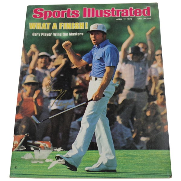 Gary Player Signed April 17, 1978 Sports Illustrated Magazine JSA ALOA