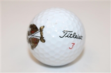 Peter Thomson Signed Royal Lytham & St. Annes Logo Titleist 3 Golf Ball JSA ALOA