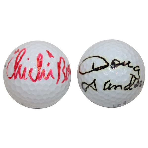 Chi Chi Rodriguez & Doug Sanders Signed Golf Balls - Nike 4 Logo & Wilson Pro-Staff JSA ALOA