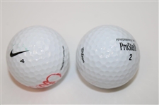 Chi Chi Rodriguez & Doug Sanders Signed Golf Balls - Nike 4 Logo & Wilson Pro-Staff JSA ALOA