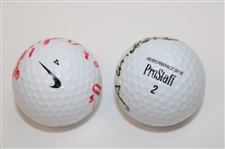 Chi Chi Rodriguez & Doug Sanders Signed Golf Balls - Nike 4 Logo & Wilson Pro-Staff JSA ALOA