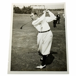 1928 Walter Hagen 'The Greatest Swing in Golf' Statuesque Masterpiece Photo