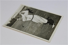 1928 Walter Hagen 'The Greatest Swing in Golf' Statuesque Masterpiece Photo
