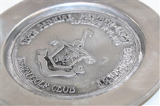 1970 Merion Golf Club Member Guest Pewter Plate Gift