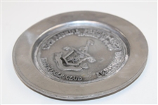 1970 Merion Golf Club Member Guest Pewter Plate Gift