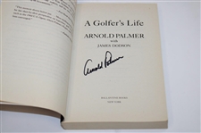 Arnold Palmer Signed 1st Paperback Ed. 'A Golfers Life' JSA ALOA