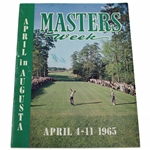 1965 April In Augusta Masters Week Magazine