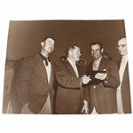 Ben Hogan, Bobby Jones, Riegel and 1951 Masters Tournament Trophy Ceremony Presentation Photo