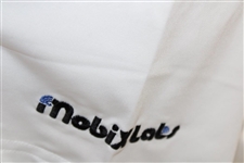 John Daly Signed Personal Straight Down White Performance 3XL Shirt w/Sponsors JSA ALOA