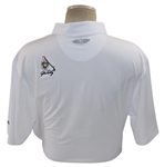 John Daly Signed Personal Straight Down White Performance 3XL Shirt w/Sponsors JSA ALOA