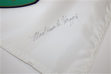 LPGA Founder Marlene Bauer Hagge Signed World Golf Hall of Fame Flag JSA ALOA