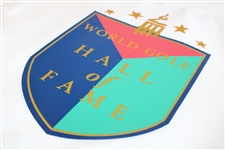 LPGA Founder Marlene Bauer Hagge Signed World Golf Hall of Fame Flag JSA ALOA