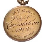 1913 M.P.G.A. First Consolation 9kt Gold Medal