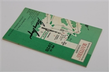 Gary Player Signed 1978 Masters Tournament Spectator Guide JSA ALOA