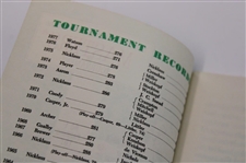 Gary Player Signed 1978 Masters Tournament Spectator Guide JSA ALOA