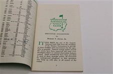 Gary Player Signed 1978 Masters Tournament Spectator Guide JSA ALOA