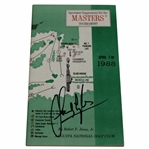 Sandy Lyle Signed 1988 Masters Tournament Spectator Guide JSA ALOA