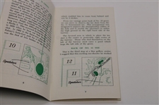 Larry Mize Signed 1987 Masters Tournament Spectator Guide JSA ALOA