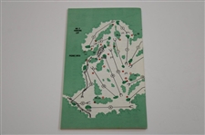 Larry Mize Signed 1987 Masters Tournament Spectator Guide JSA ALOA