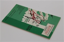 Fuzzy Zoeller Signed 1979 Masters Tournament Spectator Guide JSA ALOA