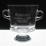 Mark Calcavecchia's 2002 Shell's World Of Golf Calcavecchia vs Fred Couples (Winner) Glass Trophy 