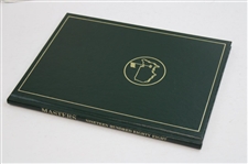 1988 Masters Tournament Green Annual Book - Sandy Lyle Winner - Calcavecchia Collection