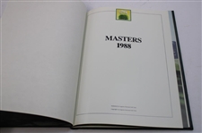1988 Masters Tournament Green Annual Book - Sandy Lyle Winner - Calcavecchia Collection