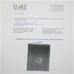 1988 Masters Tournament Green Annual Book - Sandy Lyle Winner - Calcavecchia Collection