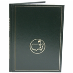 1990 Masters Tournament Green Annual Book - Nick Faldo Winner - Calcavecchia Collection